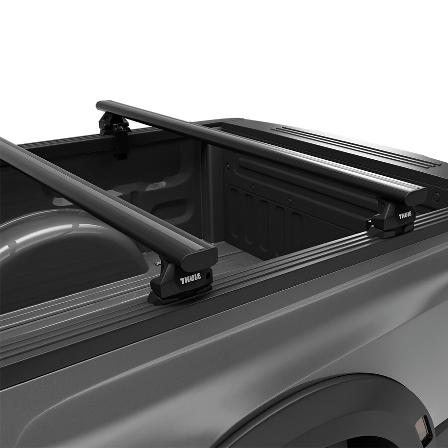 portapacchi basso per camion di dimensioni standard nero