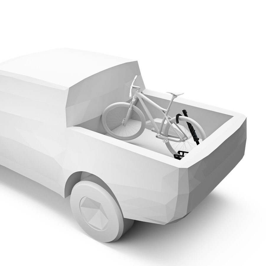 portabici per camion nero