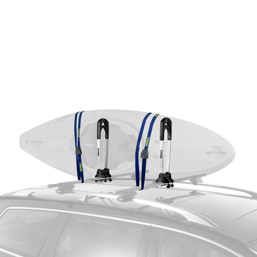 porta kayak verticale argento