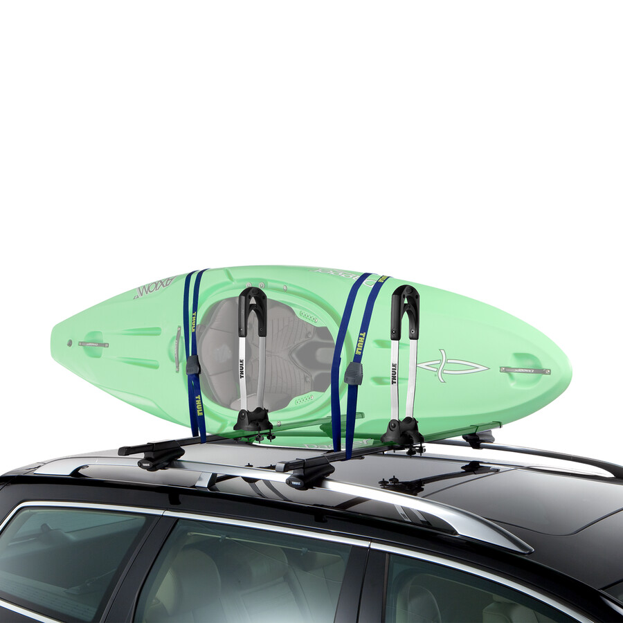 porta kayak verticale argento